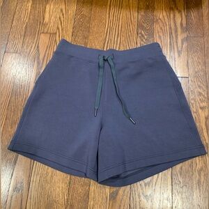SPANX Ribbed Waistband Lounge Shorts - Gray